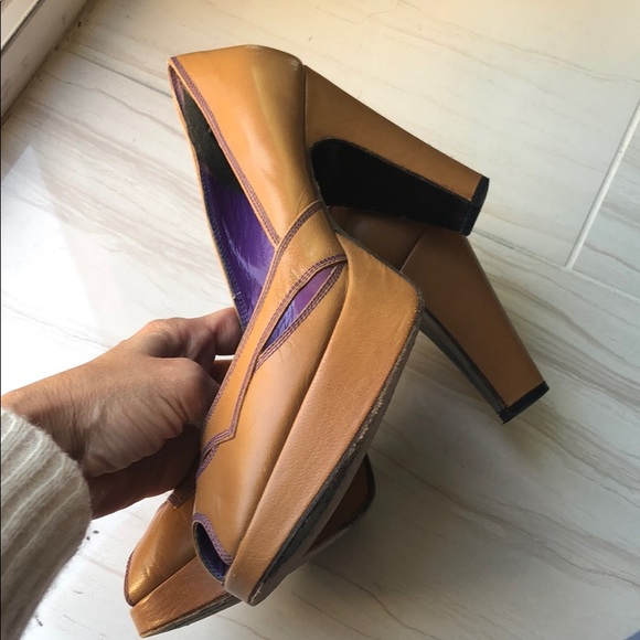 Miu Miu camel platforms 36 - Picture 6 of 6